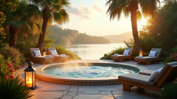 Choisissez un spa 4 places pour des moments de bien-être en famille