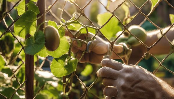 Réussir à tuteurer un kiwi facilement pour une meilleure récolte