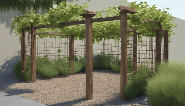 Structure de support kiwi : méthodes pour un palissage efficace