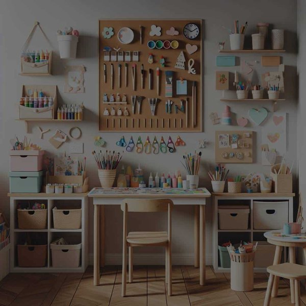 Comment aménager un coin bricolage pour enfants dans un espace multifonctionnel ?