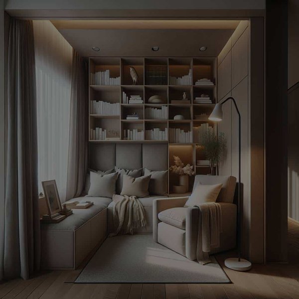 Comment intégrer un espace de lecture cozy dans un petit salon sans le surcharger ?
