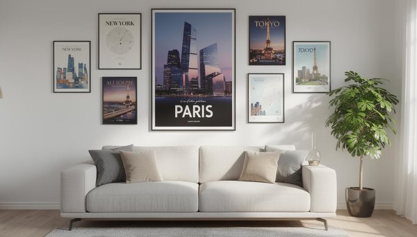 Affiches de villes : comment apporter une touche urbaine à votre intérieur ?